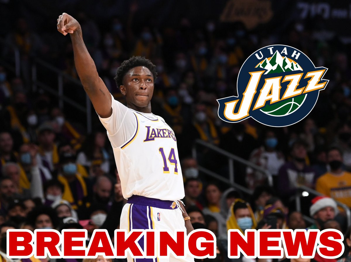 AllSportTalkAST's tweet photo. Breaking News: The Lakers are acquiring Patrick Beverley from the Jazz in exchange for Talen Horton-Tucker and Stanley Johnson. What do you think about the trade? #nba #Lakers #Jazz #Trade #NBATwitter https://t.co/1ZsfGwydQC