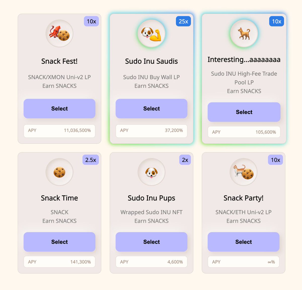 DEV WOKE UP AND DEPLOYED SNACK/ETH POOL!

SNACKS 🍪