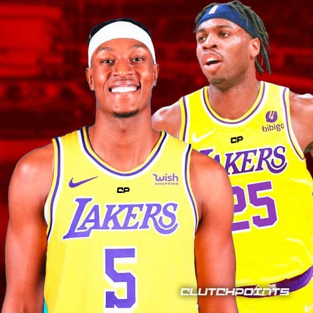 ClutchPoints's tweet photo. If the Lakers are able to trade Russell Westbrook for Buddy Hield and Myles Turner, how far does this team go?

PG - Patrick Beverley
SG - Buddy Hield
SF - LeBron James
PF - Anthony Davis
C  -  Myles Turner https://t.co/DHLVyhc41k
