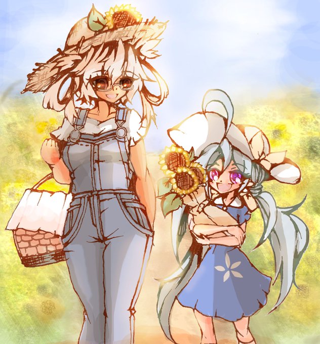 ひまわり
#艦これ
#武蔵
#清霜 