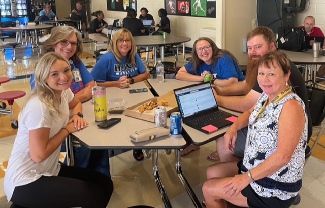 CTE_HuntHS's tweet photo. Look at Hunt CTE teachers loving professional development! #wcsrockstheblock @CTEforNC @WilsonSchoolsNC @HuntHighSchool https://t.co/3p6cLUZxIh