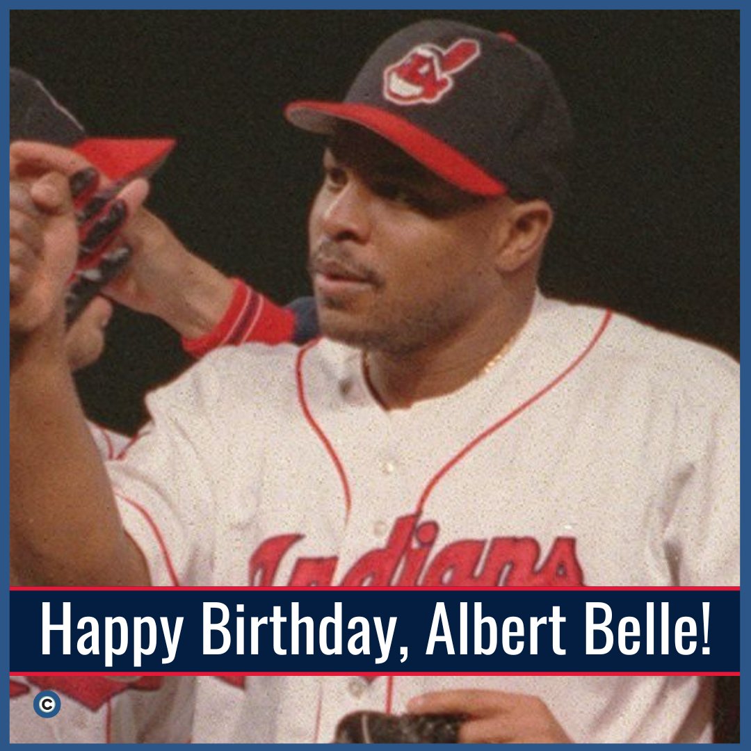Wish former Indians outfielder Albert Belle a happy 56th birthday! Photo: The Plain Dealer 