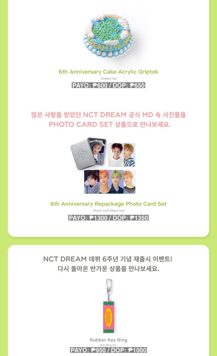 dorennicart's tweet photo. [ph go / pasabuy] wts lfb nct

nct dream 6th anniversary md
- acrylic stand + ar voice card
- necklace
- lucky card set
- griptok
- repackage photocard set
- rubber keyring

- ALL-IN, FETA
- dop: payo or 7 days
- if form is open, u can still order

link: https://t.co/hDq5AOkQfq https://t.co/WjxObmcP5w