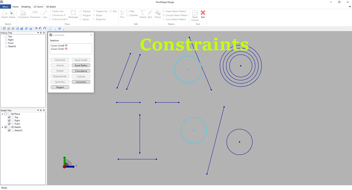 PointshapeS's tweet photo. PointShape Design 1.1.3 Release is now more powerful with a new feature of Constraints.

#reverseengineering
#additivemanufacturing
#3Dmodeling
#metrology
#laserscanning
#prototyping
#productdesign
#Catia
#AutoCAD https://t.co/JISmz2eypz