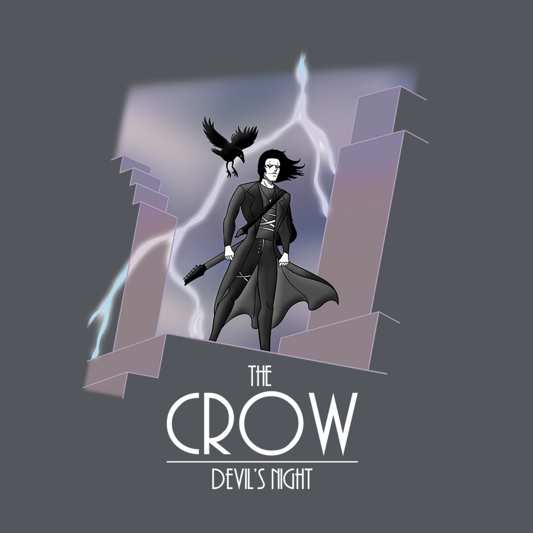 teefury's tweet photo. THE DAILY | “The Animated Crow” by #goodidearyan starts at just $13 today only at #TeeFury!  
https://t.co/0vuRldhVYU

#teefury #merch #gamingtshirts #horrortshirts #tshirtoftheday https://t.co/clsLfRh32g