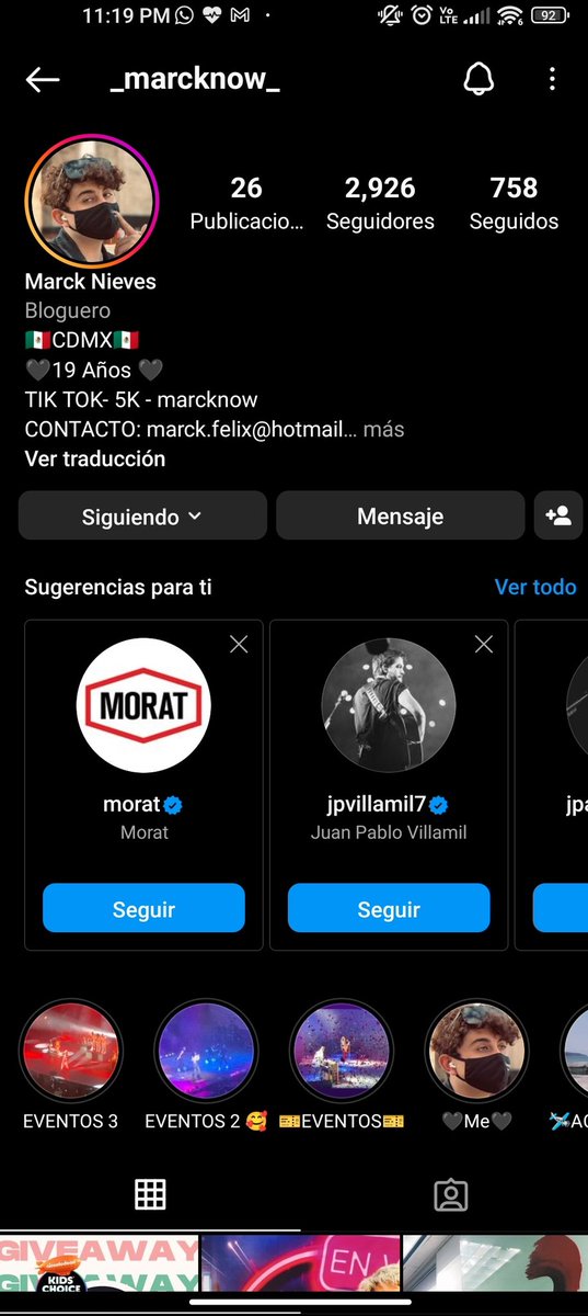 _cmichelleromo's tweet photo. @YoSoyMarcknow Hola, quisiera ganar boletos para ver a Ha-ash pleasee🙏 gracias! https://t.co/3aslnzjU55