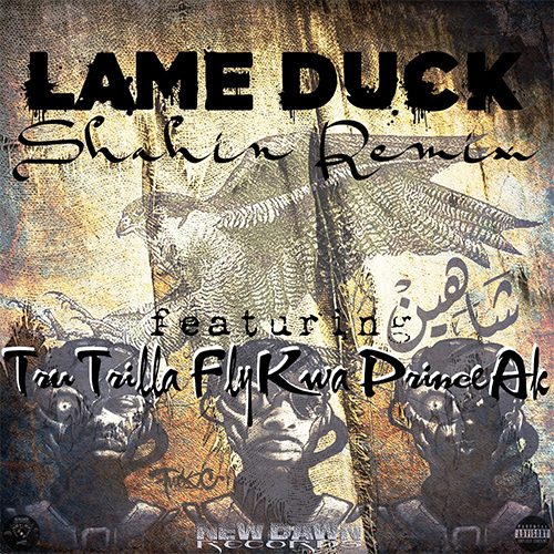 SpitFireHipHop's tweet photo. Shahin Releases 'Lame Duck' Remix Feat. Tru Trilla, Fly Kwa &amp; Prince Ak https://t.co/iMEaLKwsO9 @NewDawnRecs @TruTrilla050 @FlyKwa @PrinceAK_050 https://t.co/QnwSkVXcJJ