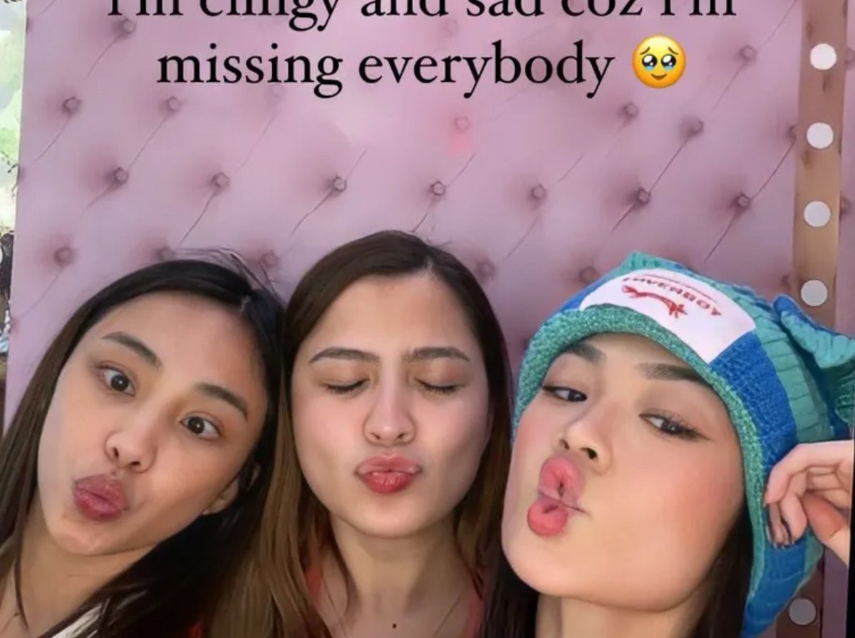 ACnaticsFUNmily's tweet photo. © @alexailacad /// IG Story:

"i'm clingy and sad coz i'm missing everybody 🥺"

#ACBonifacio | @BonifacioAc
@maymayentrata07 https://t.co/MgjMAKAFZ3