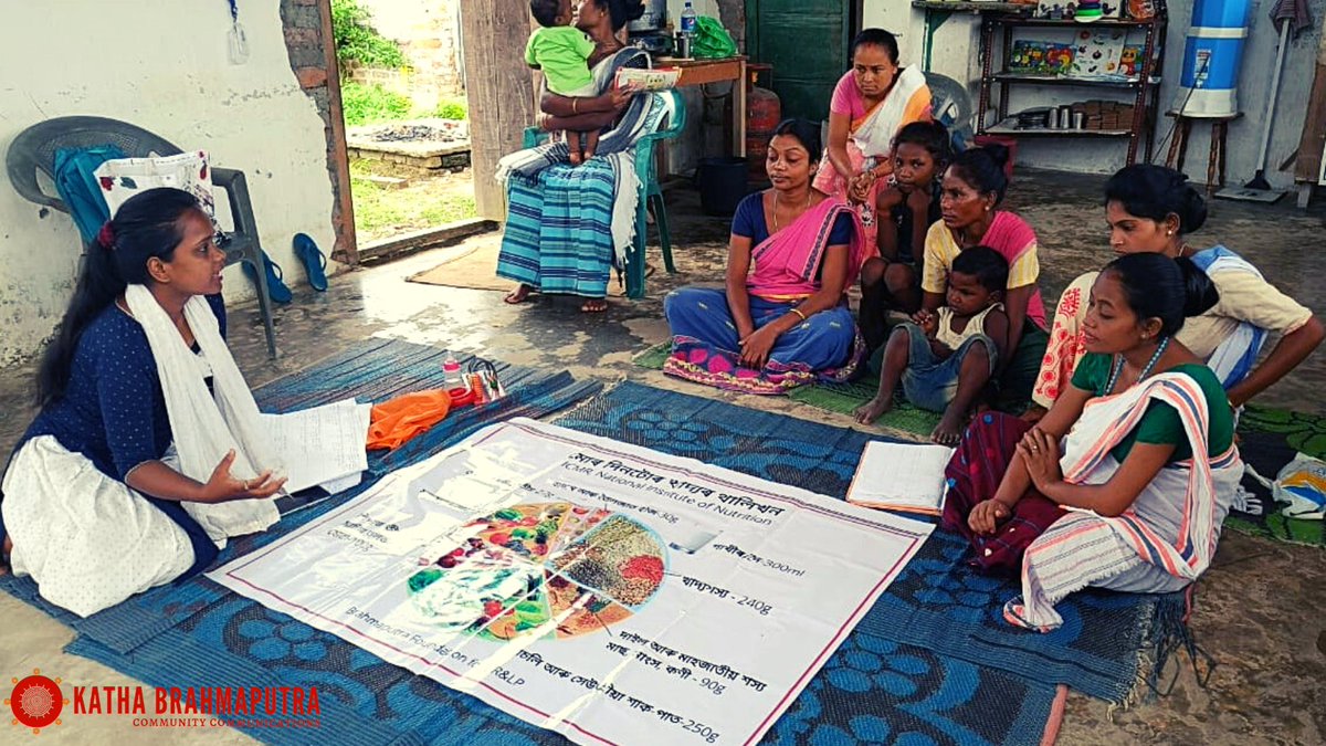 RadioBrahmaput1's tweet photo. NFHS-2019-22, Assam, children aged 6-23 months receiving an #adequatediet is only 8.0%
Accessing the #foodhabits and #foodavailability of our women and children during our nutrition sessions and trying to understand the issues & make them aware of what is actually needed. https://t.co/aS4tZ1BST5