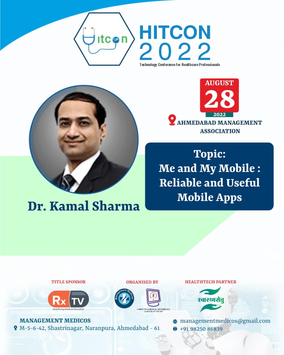 MMedicos's tweet photo. #Mobileapps #hitcon 
Do not miss talk on useful mobile apps by @drkamal sharma . mobile apps are very useful for drs. do not miss this session. https://t.co/dQU2UUVNTx