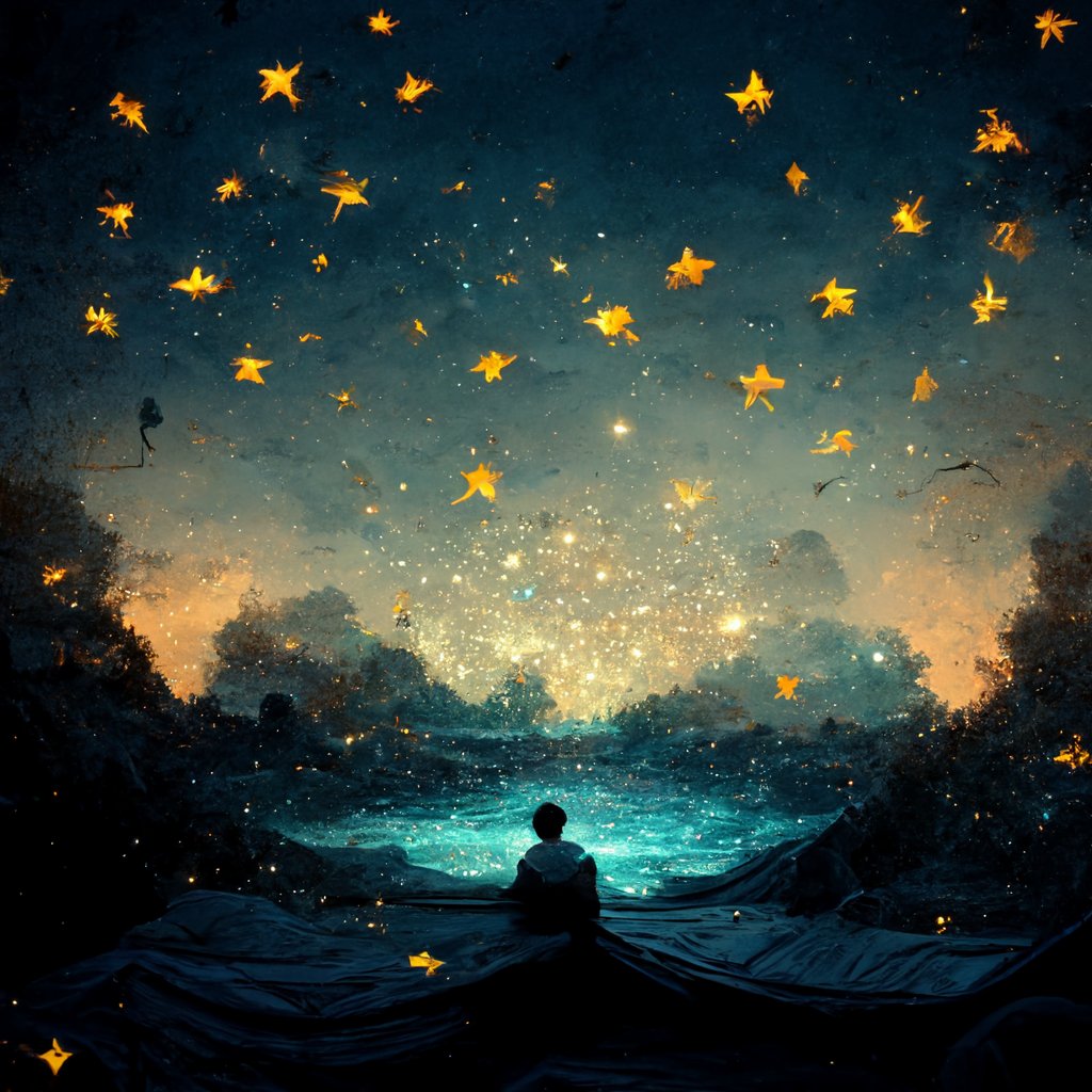 Time to sleep in a sea of stars.

#midjourney