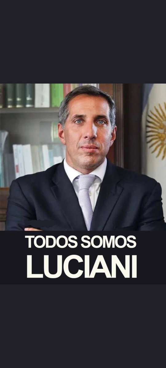 cristcongreso's tweet image. #TodosConLuciani 🇦🇷🇦🇷🇦🇷