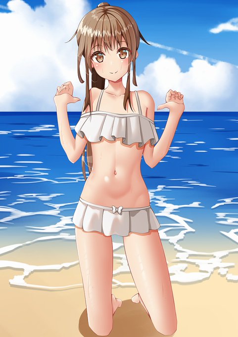 #艦これ
文月ちゃん描きましたーーー!! 