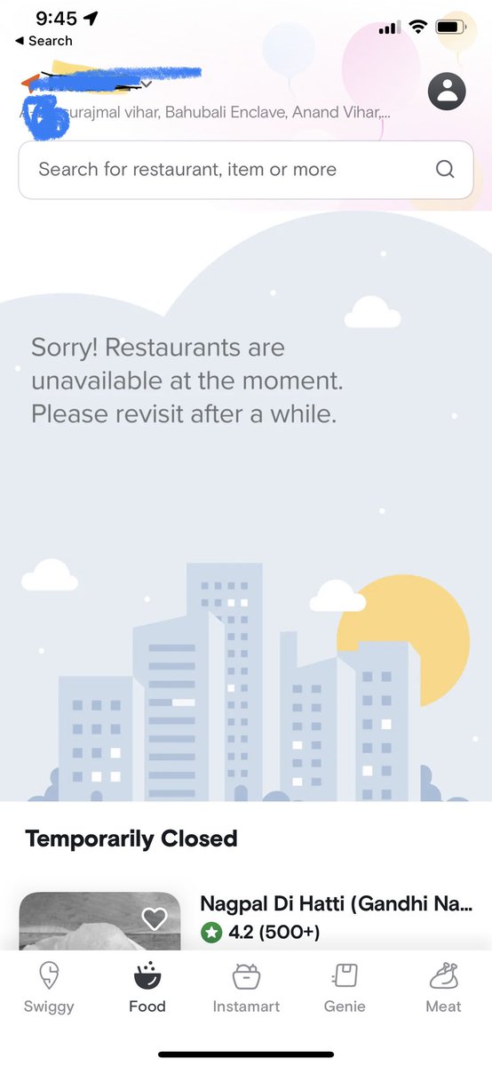 _sambhavjain's tweet photo. In addtion to this, now food delivery is being temporary unavailable. Kindly look into this as a customer we dont opt for membership to face these kind of issue https://t.co/NM8i7kDmub