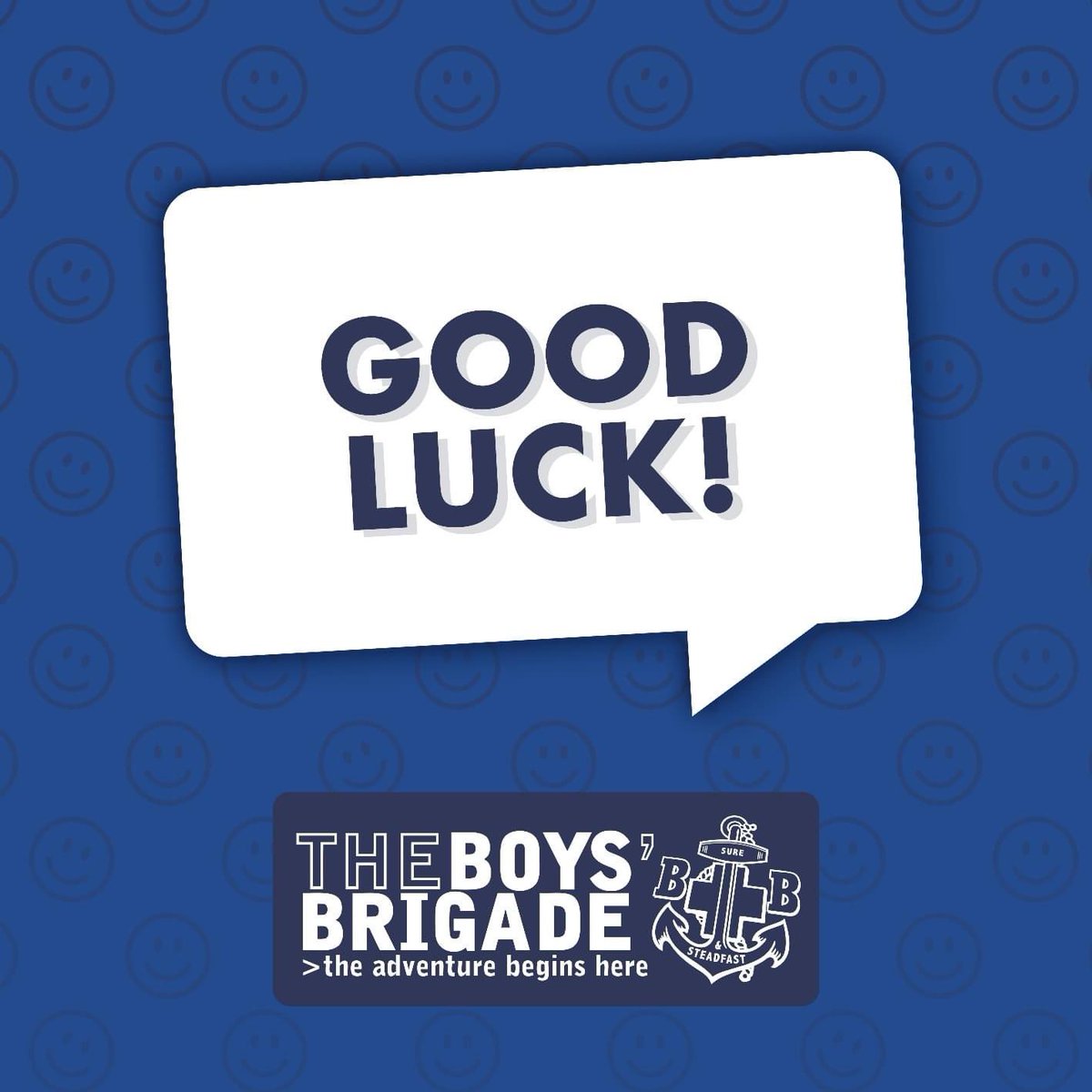 Good luck to our members who are receiving GCSE results today and our very best wishes for whatever comes next! #BoysBrigade #LifeToTheFull #FaithInYoungPeople #gcseresults