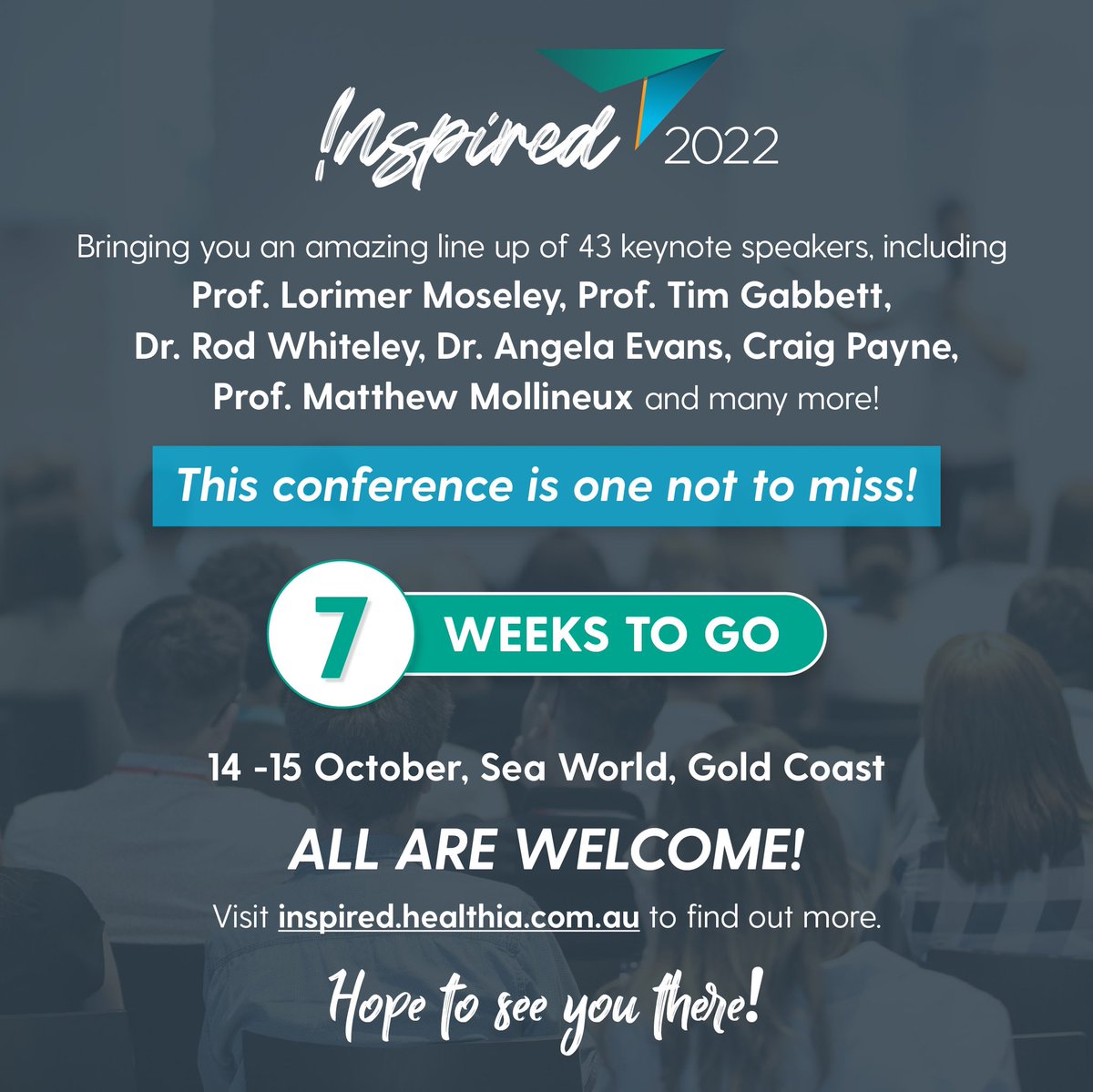 Kerrie Evans (@kerrie__evans) on Twitter photo Excited about inspired.healthia.com.au
Open to all <a href="/RodWhiteley/">Rod Whiteley</a> <a href="/TimGabbett/">Tim Gabbett</a> <a href="/PainRevolution/">Pain Revolution</a> <a href="/TrudyRebbeck/">Trudy Rebbeck</a> <a href="/alisongrimaldi/">Dr Alison Grimaldi</a> <a href="/MervTravers/">Mervyn Travers</a> <a href="/Bill_Vicenzino/">Bill Vicenzino</a> <a href="/JaredPowell12/">Jared Powell</a> <a href="/mmolineux/">Matthew Molineux</a> <a href="/MBourne5/">Matt Bourne</a> <a href="/DrGajP/">Gaj Panagoda</a> <a href="/NavidAdib1/">Navid Adib</a> <a href="/craigbpayne/">Craig Payne</a> <a href="/sheree_hurn/">Sheree Hurn</a> <a href="/DrTehan/">Dr Peta Tehan</a> <a href="/behapgood/">Belinda Hapgood</a> <a href="/Michael_McQueen/">Michael McQueen</a> & more! Excited about inspired.healthia.com.au
Open to all <a href="/RodWhiteley/">Rod Whiteley</a> <a href="/TimGabbett/">Tim Gabbett</a> <a href="/PainRevolution/">Pain Revolution</a> <a href="/TrudyRebbeck/">Trudy Rebbeck</a> <a href="/alisongrimaldi/">Dr Alison Grimaldi</a> <a href="/MervTravers/">Mervyn Travers</a> <a href="/Bill_Vicenzino/">Bill Vicenzino</a> <a href="/JaredPowell12/">Jared Powell</a> <a href="/mmolineux/">Matthew Molineux</a> <a href="/MBourne5/">Matt Bourne</a> <a href="/DrGajP/">Gaj Panagoda</a> <a href="/NavidAdib1/">Navid Adib</a> <a href="/craigbpayne/">Craig Payne</a> <a href="/sheree_hurn/">Sheree Hurn</a> <a href="/DrTehan/">Dr Peta Tehan</a> <a href="/behapgood/">Belinda Hapgood</a> <a href="/Michael_McQueen/">Michael McQueen</a> & more!