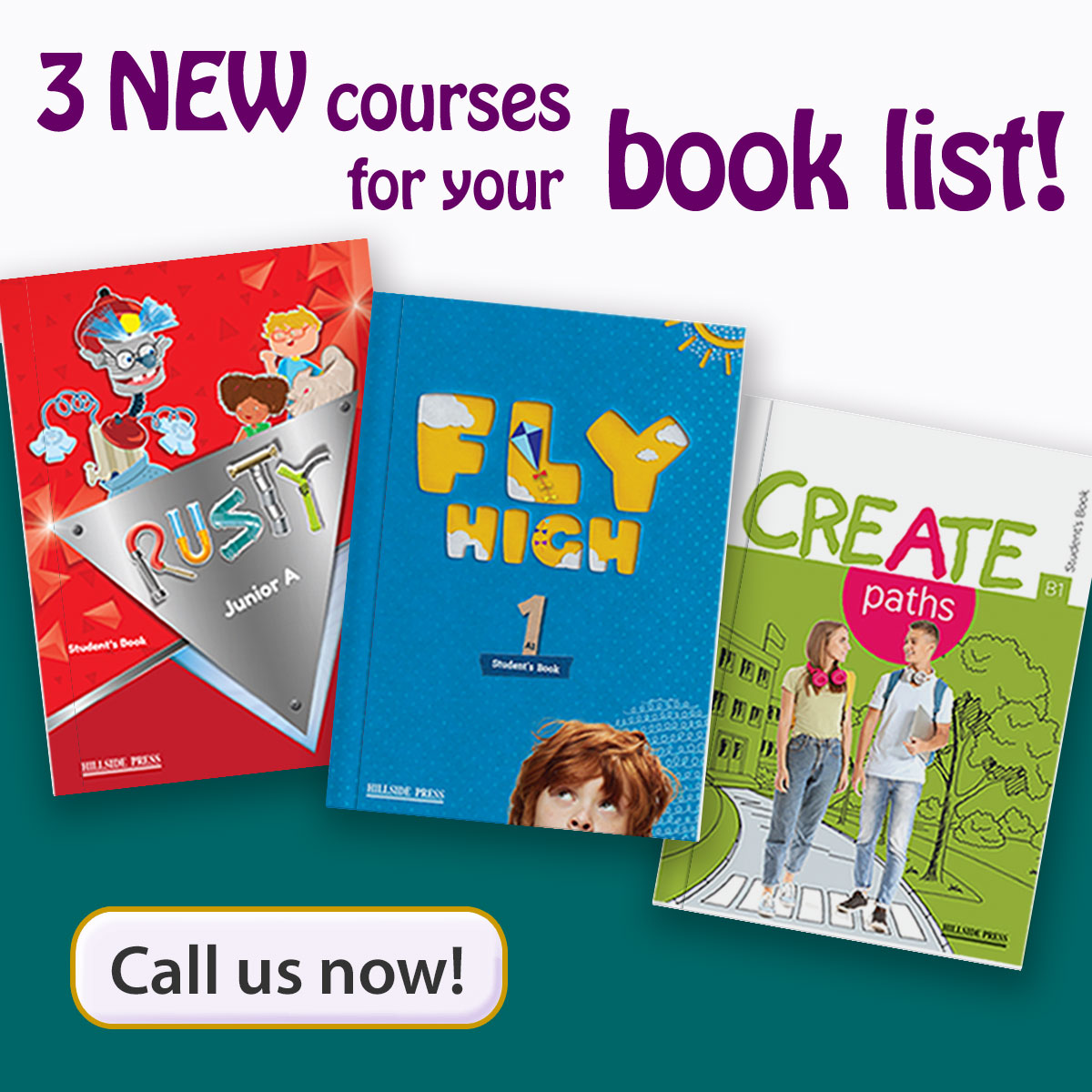 elthillside's tweet photo. Have you placed your book list orders? Contact us now for a well-rounded approach to English Language Learning from Pre-junior to B2 levels.

#booklist #Englishbooklist #ELTbooklist https://t.co/1oybIPeQ7Q