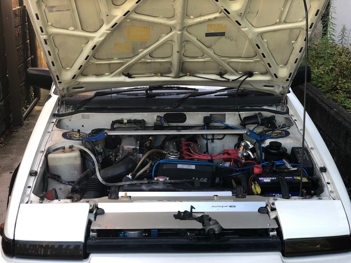 BlackburnCo1's tweet photo. さらば、16バルブ。
長い間ありがとうございました。
#AE86
#4AGE
#4AGEU
#4AG
#trueno
#トレノ https://t.co/xMXqnocv9x