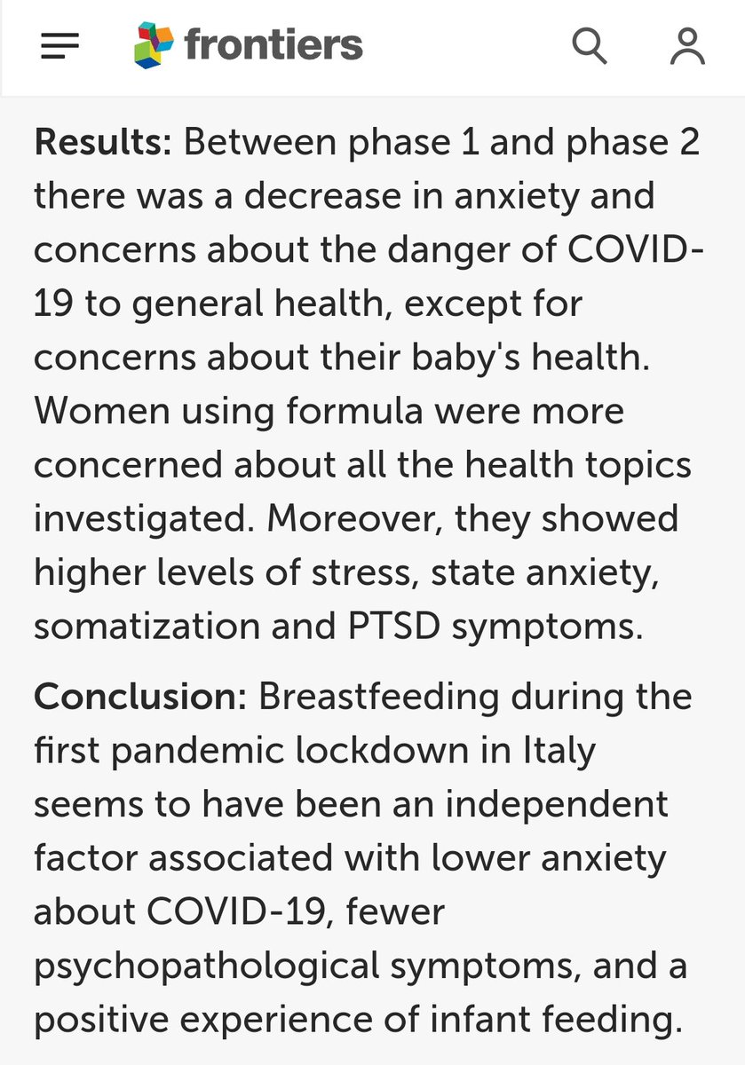 CiaoLapo's tweet photo. Our study exploring the association between maternal #COVID19 concerns and infant feeding practices is out today, #OpenAccess in @FrontPubHealth.

#breastfeeding seems to have promoted better #MentalHealth status in mothers during #lockdown in #Italy.

https://t.co/7t5AW87aiE https://t.co/jj079hWvp8