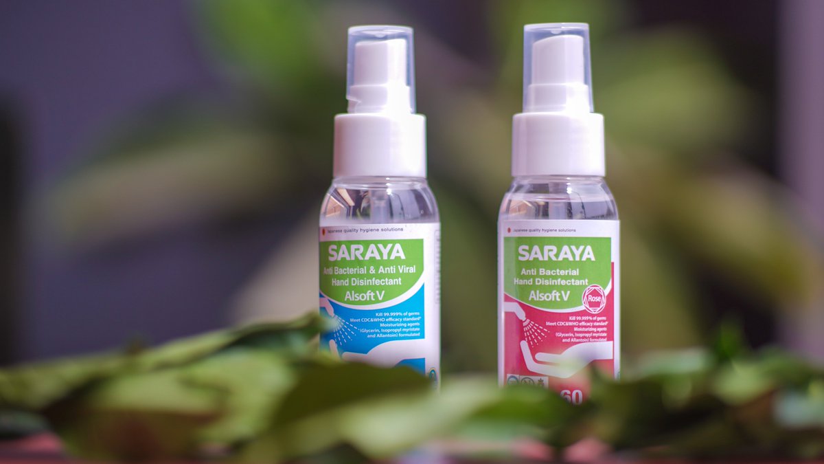 saraya_uganda's tweet photo. Do you want it big or small?  There's no wrong choice because they all kill 99.9% of the germs in your hands.
#SarayaAlsoftV #SanitizeAlways https://t.co/VW2XTRJgak