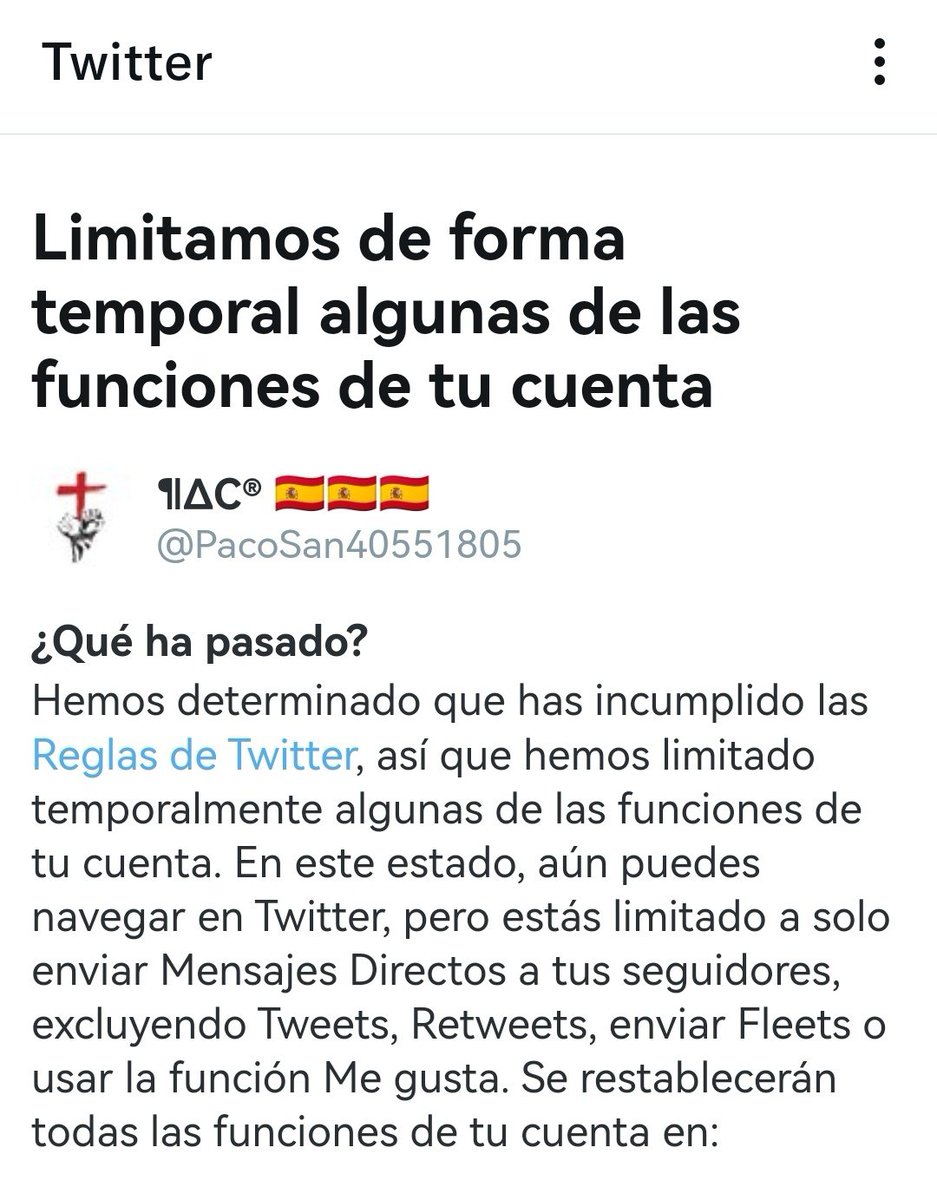 PacoS88352885's tweet photo. Hola, me ha bloqueado el pájaro comunista mi anterior cuenta, os pido por favor un empujón, GRACIAS https://t.co/PvwpPVNAW0