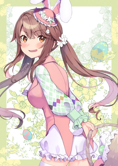 バニーさんの日だから再録。一枚目の子はうちのちゃんがモデル。 