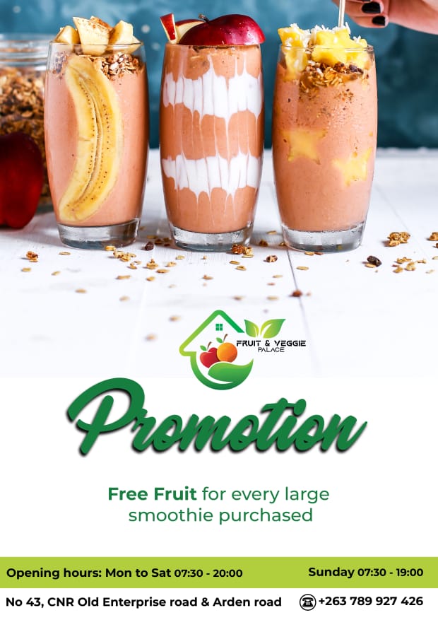 nkfoundation3's tweet photo. No regrets,  #summersmoothing - treat yourself and your loved ones -  Fruit and Veggie Palace,  number 43 corner Arden and Old enterprise road, Newlands https://t.co/Kx0dcdnqkr