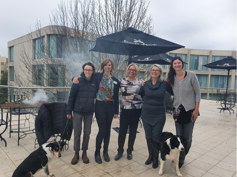 TSCommissioner's tweet photo. Last week I had the pleasure of talking at the inaugural Conservation Dog Conference held in Canberra.

Thanks to all involved in organising and to all the presenters. It was inspiring to be part of a group so passionate and committed to their craft. https://t.co/qH1rqn81Rj