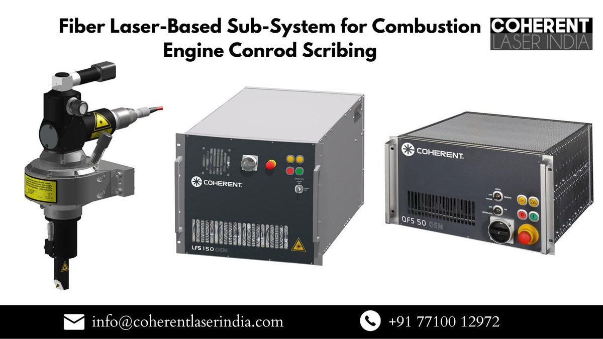 Perform fast, highly consistent laser scribing of combustion engine conrods with a fiber-laser-based system that readily integrates into your production line.

Get in touch with us at: marketing@coherentlaserindia.com OR call +91 77100 12972