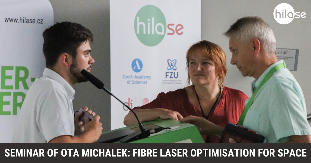 HiLASECentre's tweet photo. 🚀 Last week the @HiLASECentre hosted a very interesting seminar, Fibre Laser Optimisation for Space➡️ https://t.co/Xc7fIa6bmF
#lasers #lasersystem #sciencenews #amplifier #GOpico #oscillator #space #spacetechnology #newspace #lasers #lasertechnology #laser #research https://t.co/YAFO7RxsKT