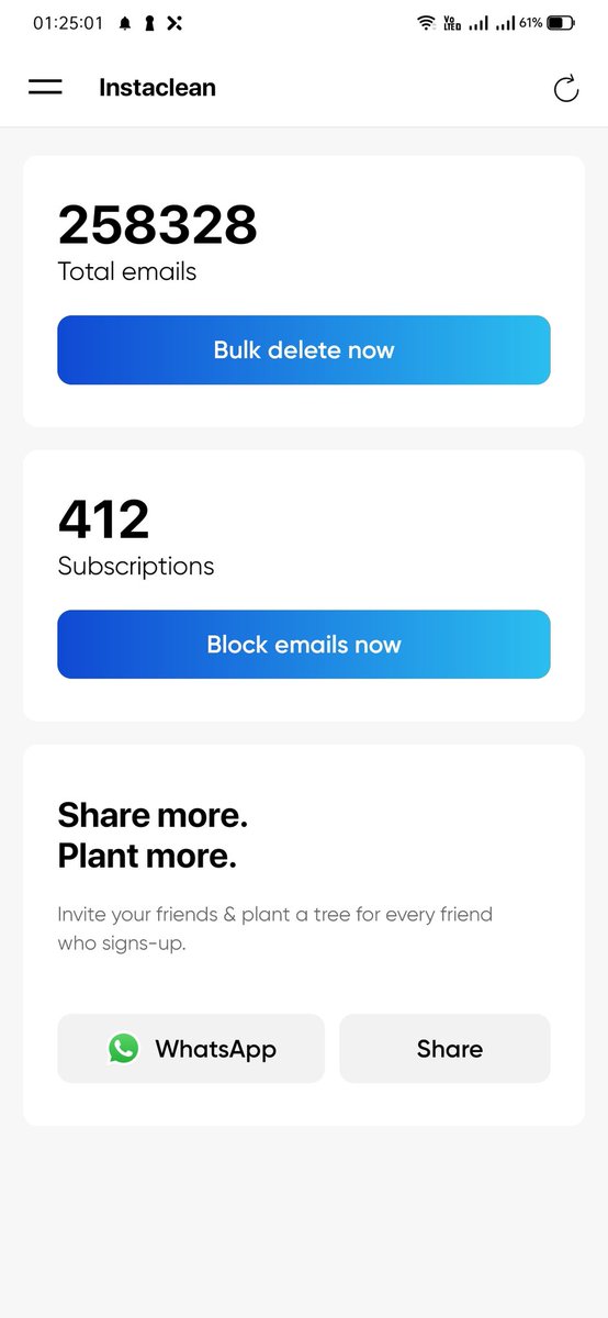DukeThunders3's tweet image. What the hell! My inbox is a mess. Using this app called Instaclean but it hasn't cleaned anything?