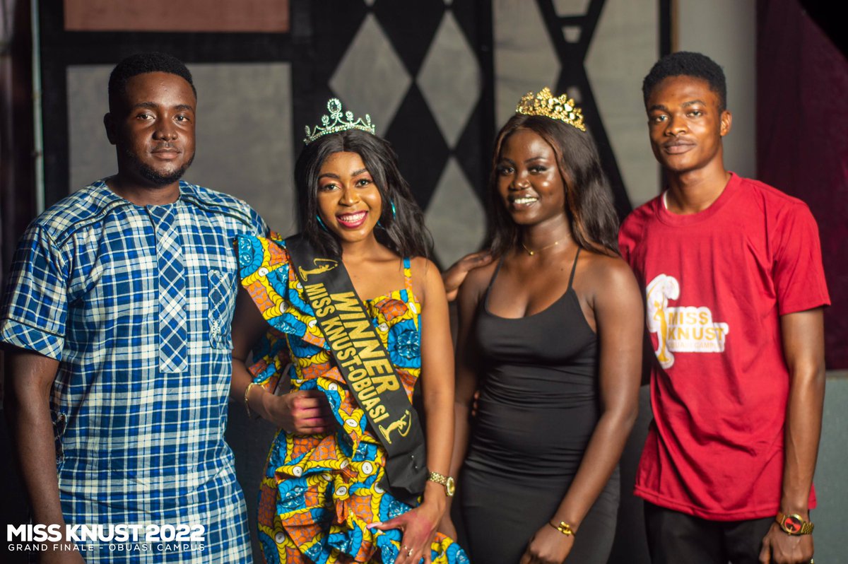 mr_ashie's tweet photo. Last Saturday 20th August 2022 KNUST OBUASI CAMPUS experienced one of the best and most Spectacular Pageantry on campus under my leadership, MISS KNUST 22”

@mr_ashie @VOICE_of_KNUST @ObuasiSrc @Knust_obc_media @src_parliament @lnugsknust @KNUSTGH https://t.co/2S6Q58eHUZ