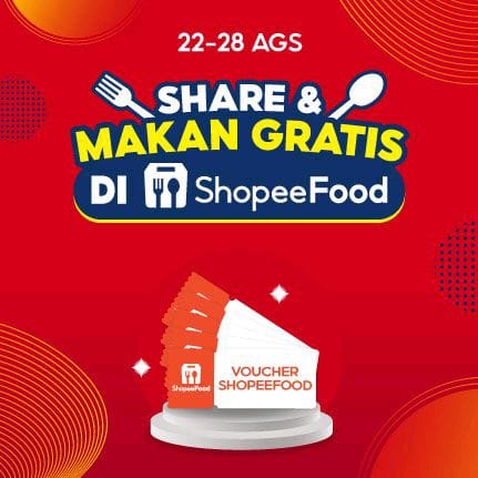 Makan Gratis Bareng Teman Pas Gajian? Bisa banget! 👌🏻✨ Yuk gabung grup Shopee-ku sekarang, ajak temanmu juga dan dapatkan berbagai Voucher Diskon ShopeeFood PLUS Gratis Ongkir! 🎉    Langsung klik di sini 👉 shp.ee/6u2uth7f5tp