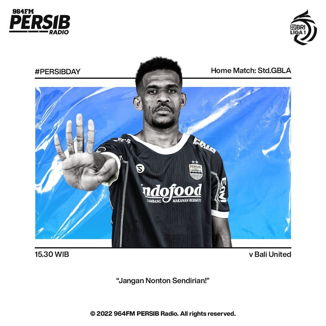“JANGAN NONTON SENDIRIAN!”

Balad Bandung, coba mention partner kamu nonton Persib ?

Memang lebih seru, dukung Persib itu banyakan.. bisa langsung datang ke stadion atau di 1933 dapur kopi ya.. 

#PERSIBday #964FM #PersibRadio