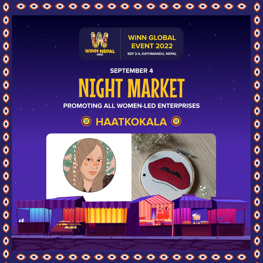 WinnNepal's tweet photo. Haat Ko Kala was started during the pandemic by shris. They do various custom pieces and design embroidery kits for beginners as well. They've also organized embroidery workshops in Kathmandu and Pokhara as well. See you at the event!

#winn #winnnepal2022 #haatkokala https://t.co/8kj6vY9icf