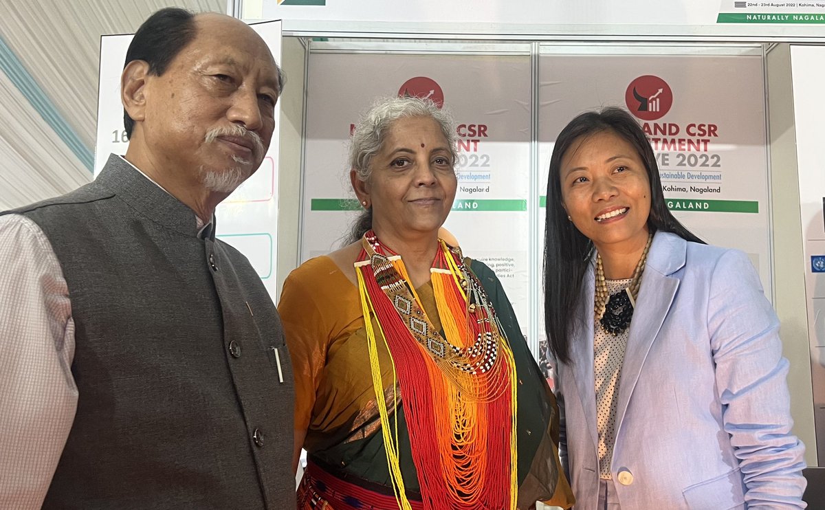 JakhaluHekani's tweet photo. On behalf of NE, appealed to Hon’ble Finance Minister @nsitharaman to work ways to make CSR mandatory for NE @ Nagaland CSR conclave. NE has been way too deprived . #OneNE @NortheastLC @KirenRijiju @MmhonlumoKikon @PemaKhanduBJP @SangmaConrad @abumetha @Karma_Paljor https://t.co/GYfOYj6f2L