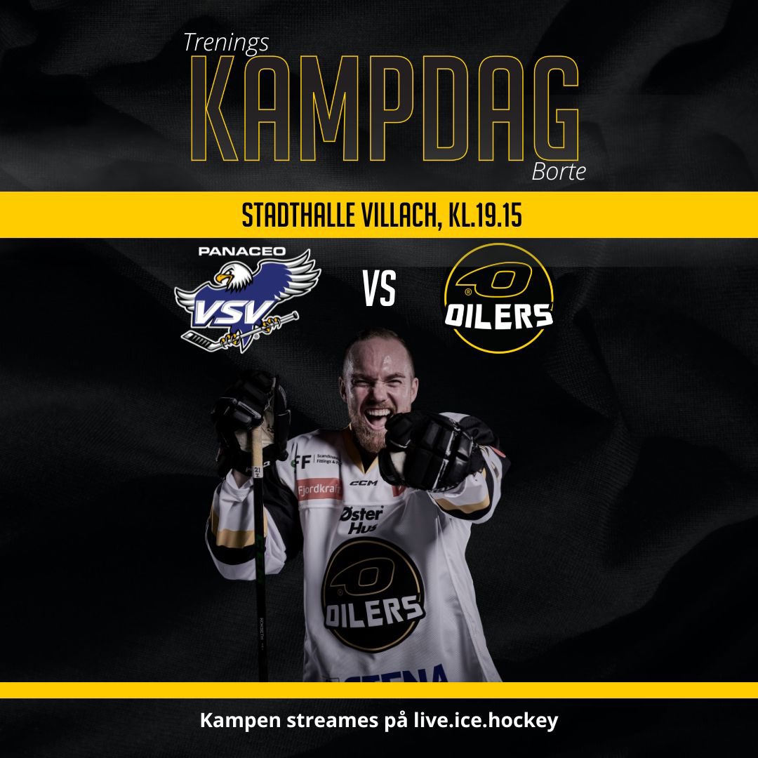 Kampdag i Østerrike! 🇦🇹

🏒 Nedslepp mot VSV Villach kl.19.15. 
📺 Treningskampen streames her: live.ice.hockey/watch/game/pny…

#nyreise #forzaoilers #sammenervisterke 💪