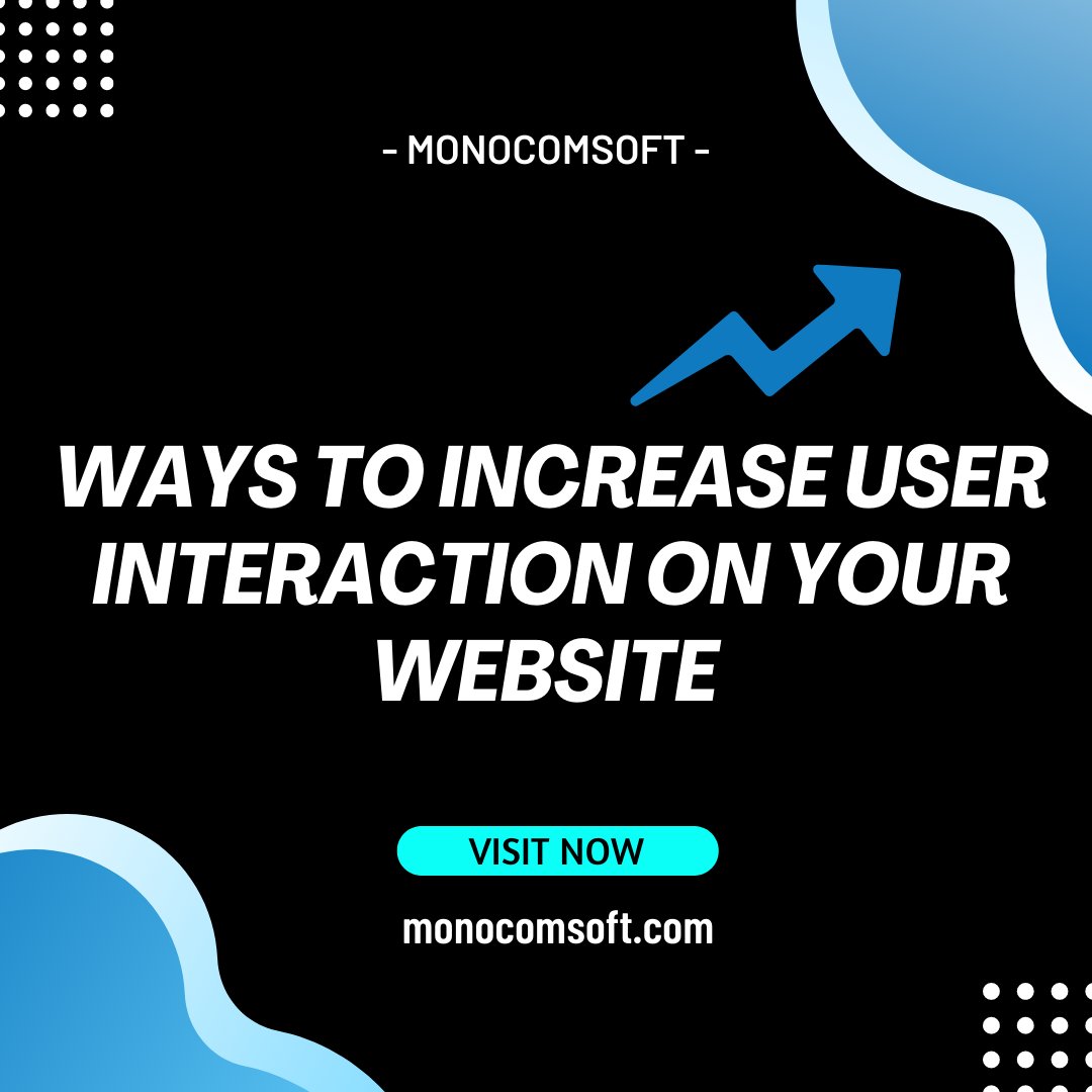 monocomsoft's tweet photo. 1. Create engaging content.
2. Reach new customers with chat.
3. Grab your visitor’s attention with a call to action
4. Have a comments section on your blog.
5. Understand your website visitors, through surveys.
Visit:
https://t.co/Z4wdnqyFnw
#emailextractor #growbusiness #b2b https://t.co/cQrZ2fTCtw