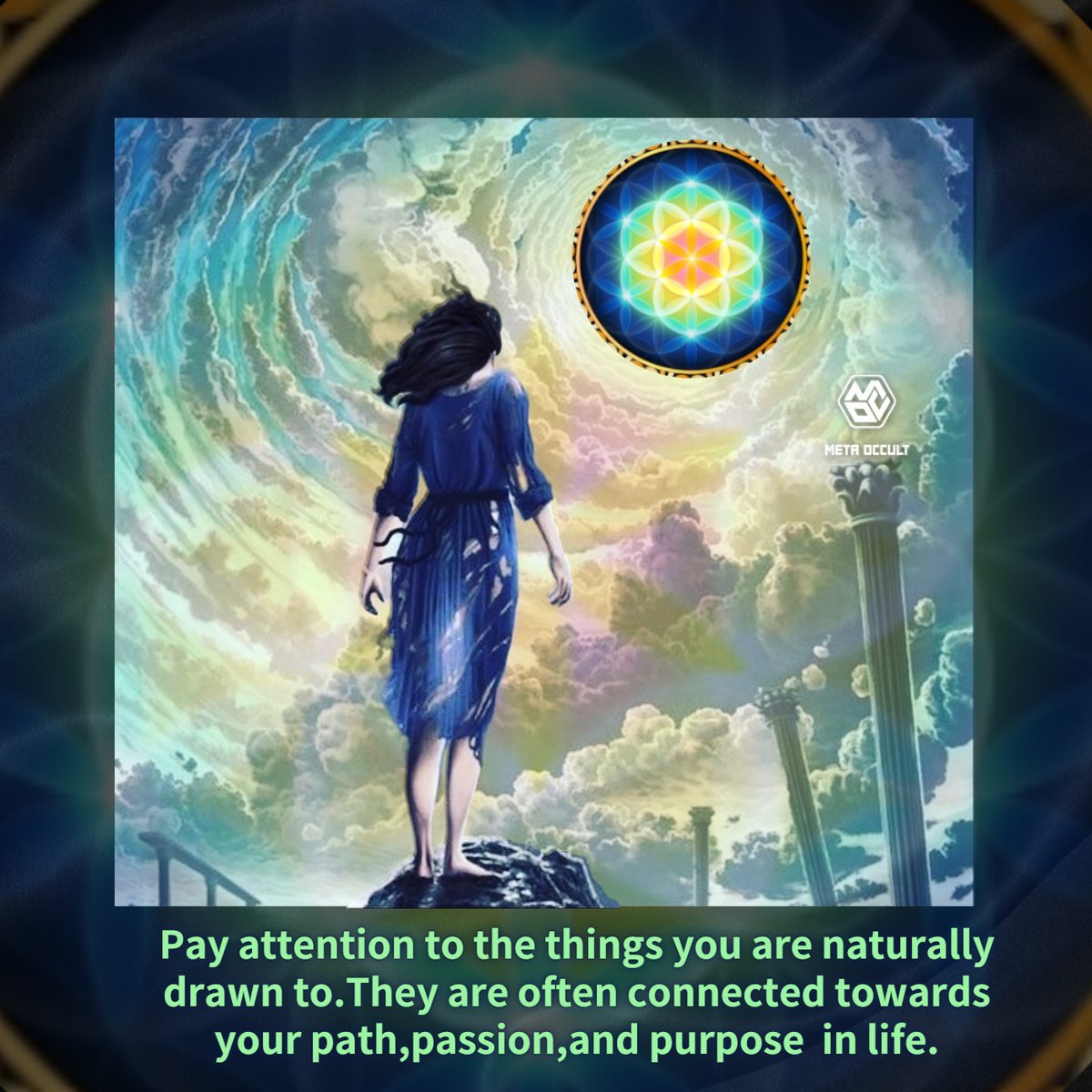 MetaOccult's tweet image. #DailyBlessing  

I believe this can give you strength when you are wandering.