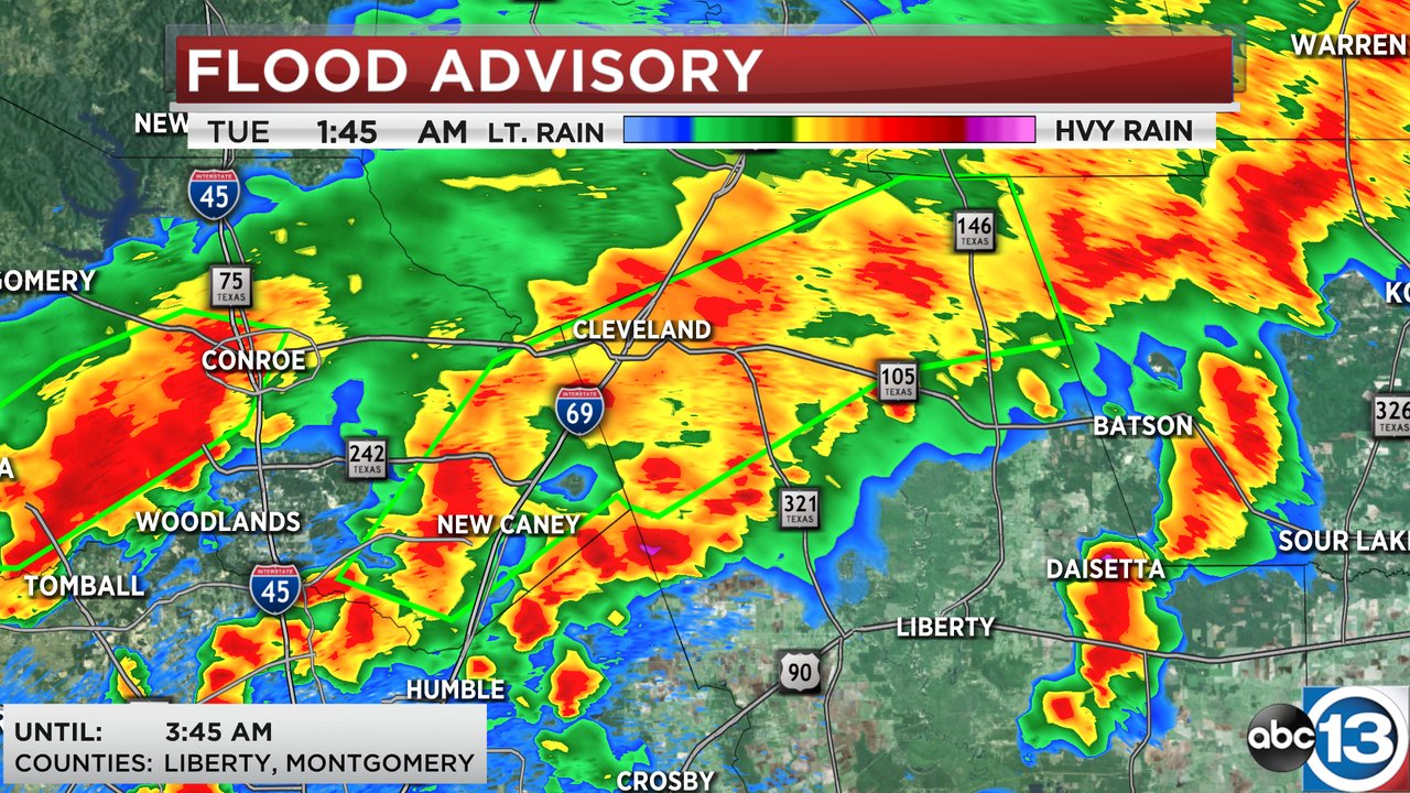 Houston Weather on Twitter "A Flood Advisory is in effect until Aug 23