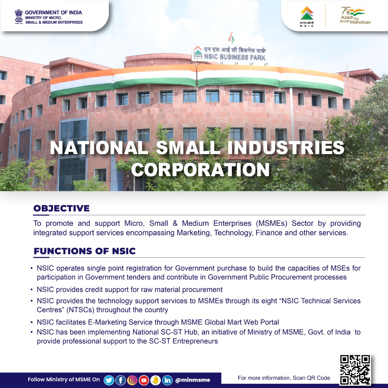 Ministry of MSME on Twitter "National Small Industries Corporation