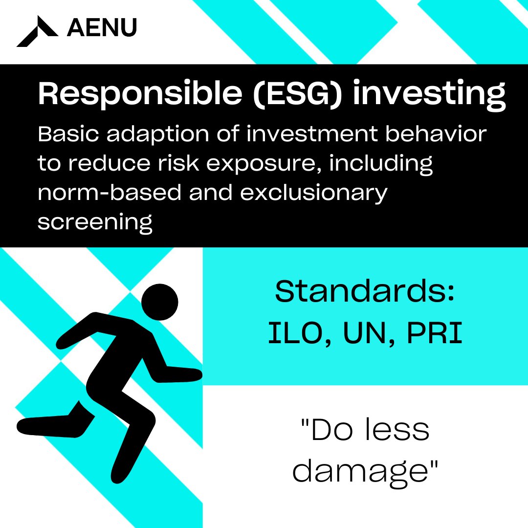 Aenu_impact's tweet photo. 💡Yesterday we covered how AENU categorizes companies &amp; what we mean by an "impact company." Today, we cover how we categorize different kinds of investing &amp; how investing has evolved towards impact. Have a flick through below for our overview.  👇
#impactinvesting #investing #VC https://t.co/YzDpNQJhD6