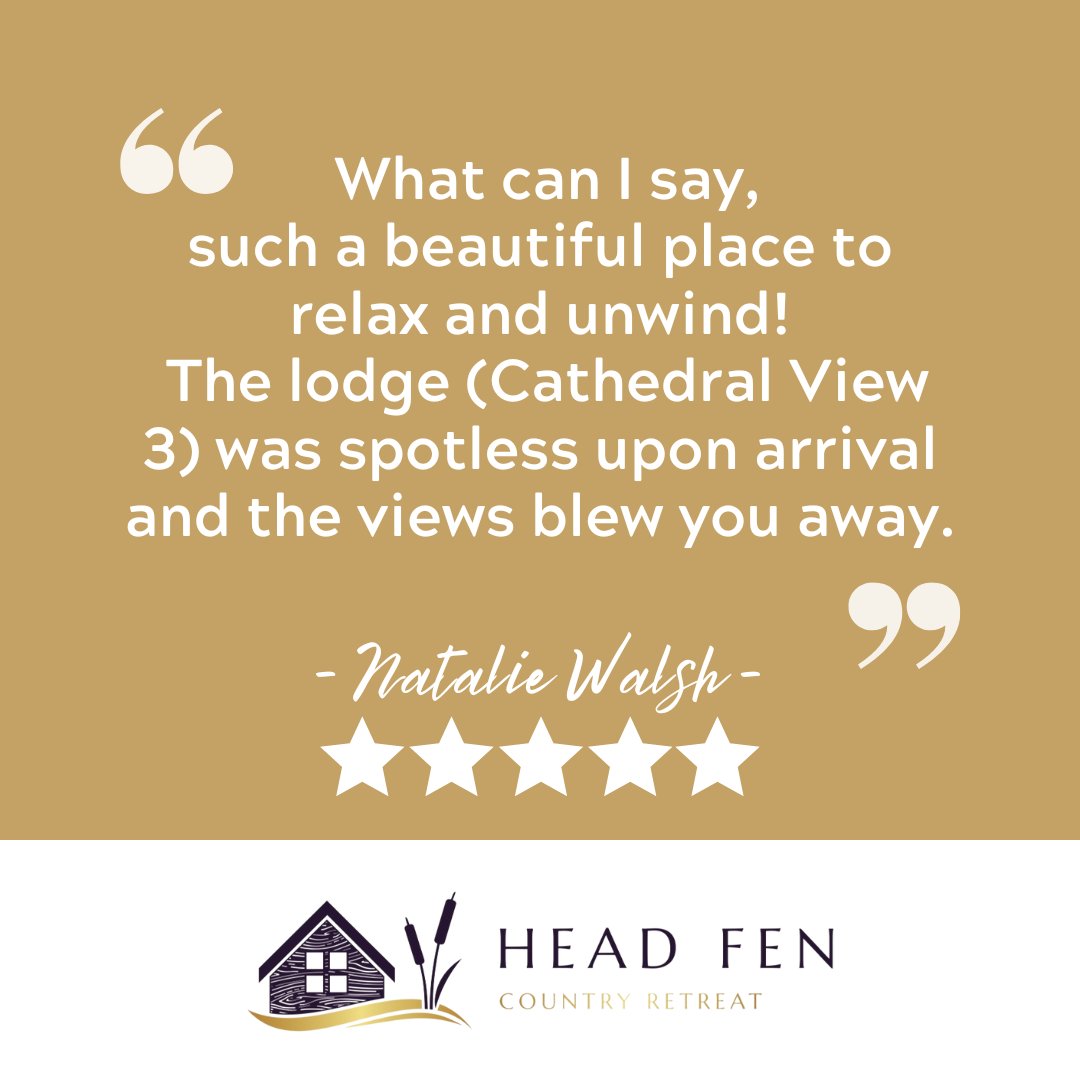 HeadFen's tweet photo. We love to share our reviews with you because we're so proud of what we have been able to create here at Head Fen Country Retreat. It really is an oasis of tranquillity in the fens. 

#viewsformiles #beautifulfens https://t.co/PVNJXG2IQp