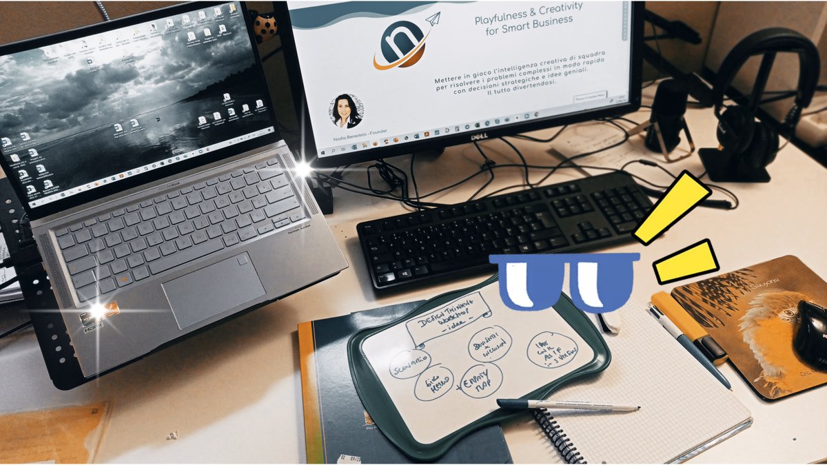 Back from holidays with a brio:
brainstorming to gamify the seminar of a leading team in
the renewable energy industry. It's all new to me, client,
format, location...which is terribly intriguing ;#teamwork      #facilitation #playfulworkdesign  #teambuilding  #Management