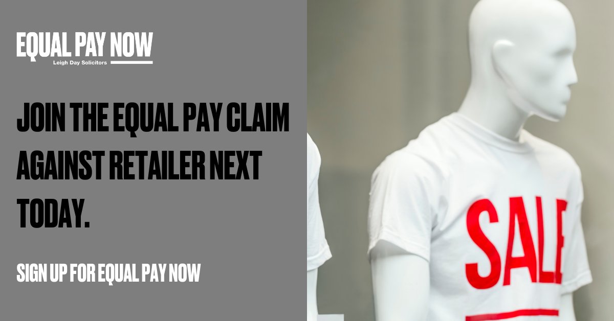 Next resist granting equal pay despite higher than expected profit margins. 

leighdaylaw.info/3jj9a9v
