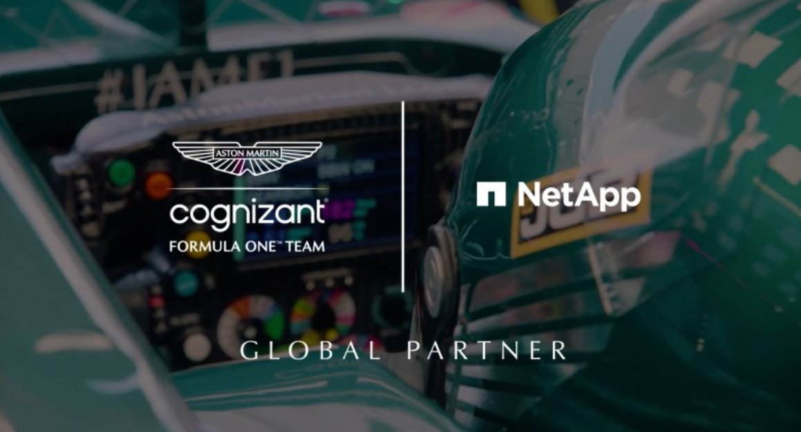 cesarcernuda's tweet photo. It is exciting to see #data in action with the Aston Martin Cognizant Formula One Team. That’s the power of the @NetApp “racing fabric” at work! #NetAppTV @AstonMartinF1 

https://t.co/Vn8rF4Ozgy https://t.co/O1qyZhfXkS