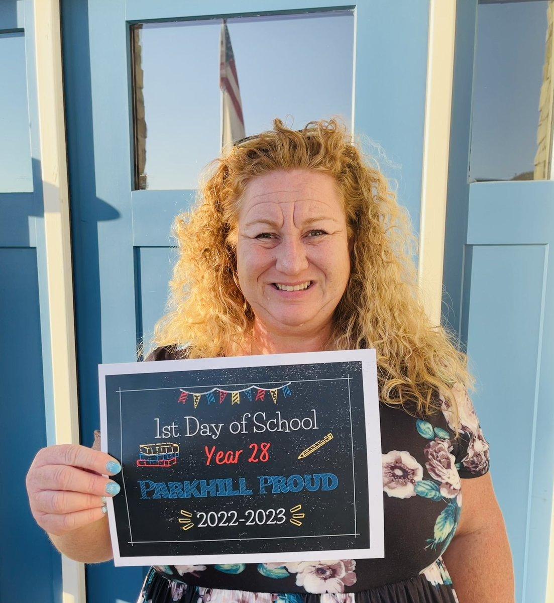Today started Year 28 as a teacher. So happy to work at my school and be part of #ParkHillProud