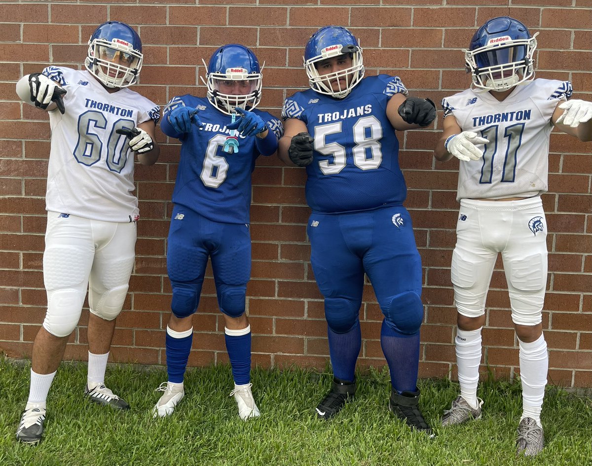 Your 2022 Thornton Trojan Football CAPTAINS #SwordsUp⚔️ #WeTheOnes