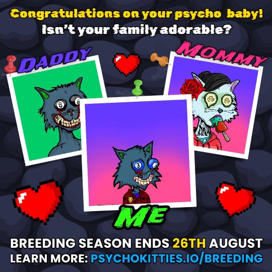 Foowayy's tweet photo. Happy Family @PsychoKittiesOG https://t.co/GYUxhADzWP