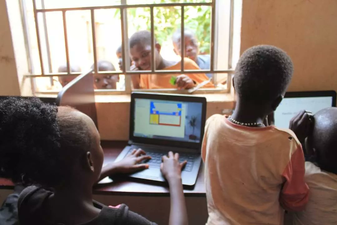 educhildug's tweet photo. August is holiday time for school going children in Uganda. 

Through our STEM education project, are impacting these young stars with the opportunity to to study computer during the holidays.

Learn how you can support at https://t.co/WMOXjKVoSW

#EducateAChild
#STEMeducation https://t.co/VEhBcaFCdn